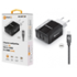 Aligator 3.4A, 2xUSB, smart IC, černá, micro USB kabel 2A