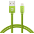 Swissten Textile USB / Lightning 1,2 m zelený