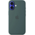 iPhone 16 Plus Silicone Case with MS - Lake Green