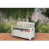 Keter 253818 Patio Bench bílá