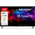 43HP5265E QLED GOOGLE SMART UHD TV SHARP