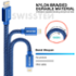 Swissten Textile USB / Lightning 1,2 m modrý