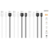 Aligator datový kabel 2A iPhone lightning 1m, bílý 