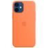 iPhone 12 mini Silicone Case with MagSafe Kumquat