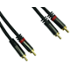 AQ PX43030 audio kabel - 2 x RCA - 2 x RCA - 3 m