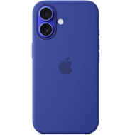iPhone 16 Plus Silicone Case with MS - Ultramarine