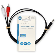 Nedis CAGL22200BK10 Stereo 3,5MM JACK - 2X RCA 1 m