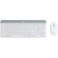 PROMO set Logitech slim Wireless MK470 - white, US