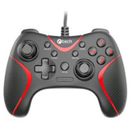 Gamepad C-TECH Theon pro PC/PS3, 2 programovatelná makro tlačítka, 2x analog, X-input, vibrační, 1,8