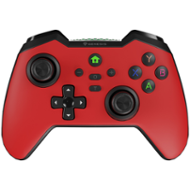 Bezdrátový gamepad Genesis MANGAN 400 pro PC/Switch/Mobil, červený