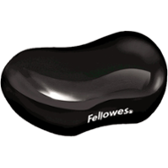 Fellowes Podložka pod zápěstí CRYSTAL gelová černá
