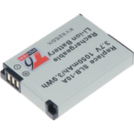 T6 power Samsung SLB-10A, BN-VH105, 1050mAh