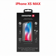 Swissten Ultra Durable 3D Full Glue Apple Iphone XS MAX černé