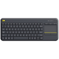 Logitech K400 plus/Bezdrátová USB/US layout/Černá