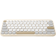 ASUS Marshmallow Keyboard KW100/Bezdrátová Bluetooth/CZ-SK layout/Béžová