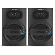 Natec reproduktory COUGAR/Stereo/6W/Černá