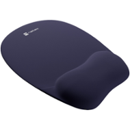 Podložka pod myš ergonomická Natec CHIPMUNK, paměťová pěna, Navy modrá, 230x200 mm