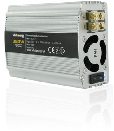 Whitenergy 24V/230V 350W USB 06580