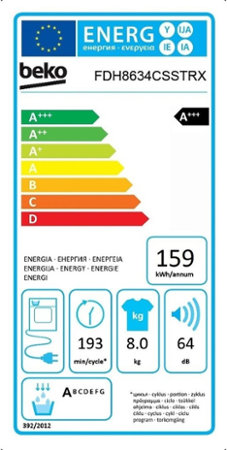 Beko FDH 8634CSSTRX