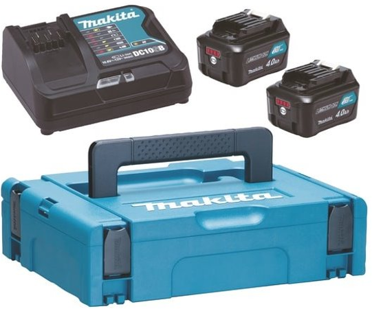 Makita Aku sada 2xBL1041B + rychlojnabíječka DC10SB + systainer