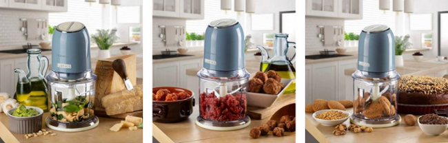 Ariete Vintage Chopper 438/05, modrý