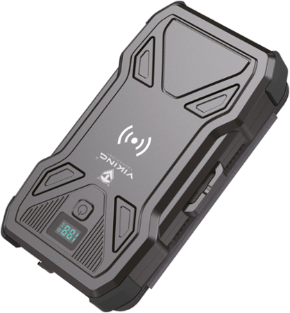 Solární powerbanka VIKING TYR II/Output:1xUSB-C,2xUSB-A/Wireless charge 15W max/20000mAh/LED světlo