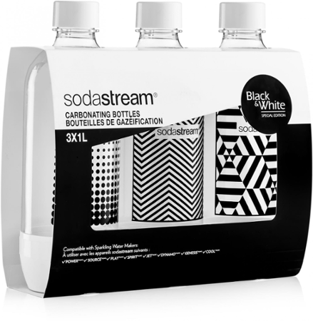 SodaStream láhev TriPack 1l Black&White