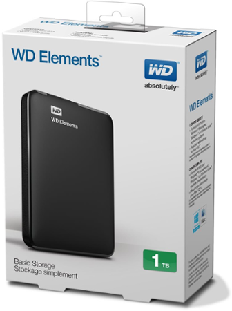 WD Elements 1TB 2.5
