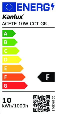 Kanlux ACETE 10W CCT GR 38490