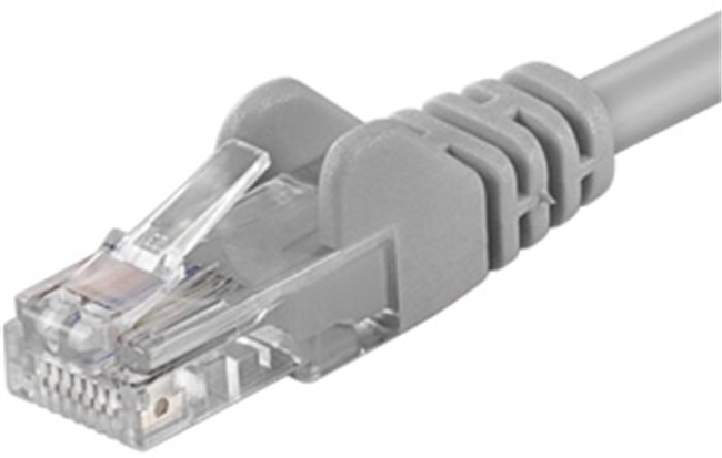 PremiumCord Patch kabel UTP RJ45-RJ45 level 5e 3m šedá