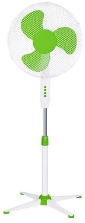 Stojanový ventilátor 60W/230V 125 cm bílá/zelená