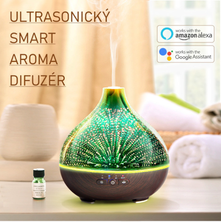 Hütermann A16 smart aroma difuzer 300ml tmavý