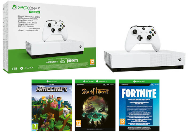 Microsoft Xbox One S 1TB All-Digital