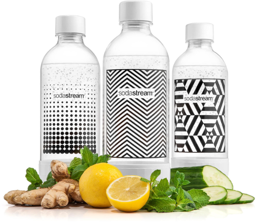 SodaStream láhev TriPack 1l Black&White