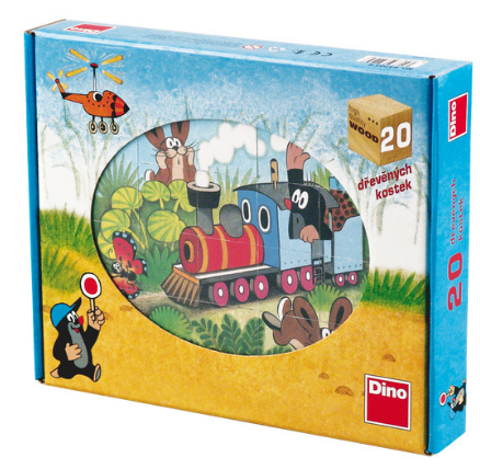 Dino Kostky Krtek a dopravní prostředky