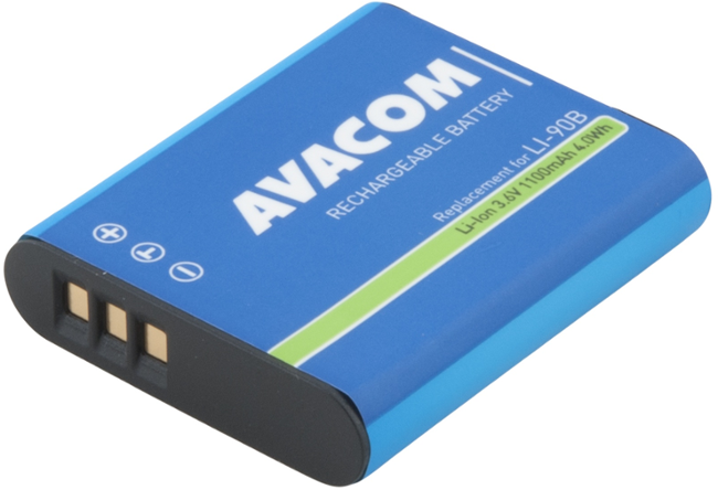 AVACOM Olympus LI-90B, LI-92B Li-Ion 3.6V 1100mAh