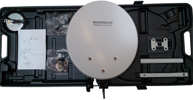 Parabola offsetová 35cm Fe v kufru oem