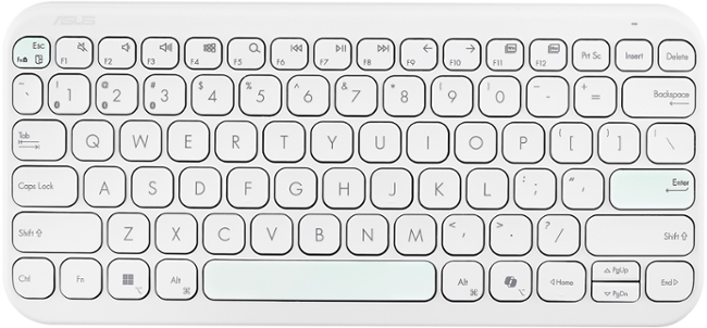 ASUS Marshmallow KW100/Bezdrátové Bluetooth/CZ/SK/Bílá