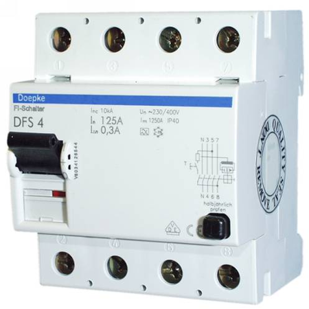 Doepke 40A 4P 100mA IP40 DFS4 040-4/0,10-AC