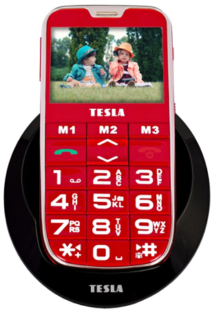 Tesla SimplePhone A50 červený