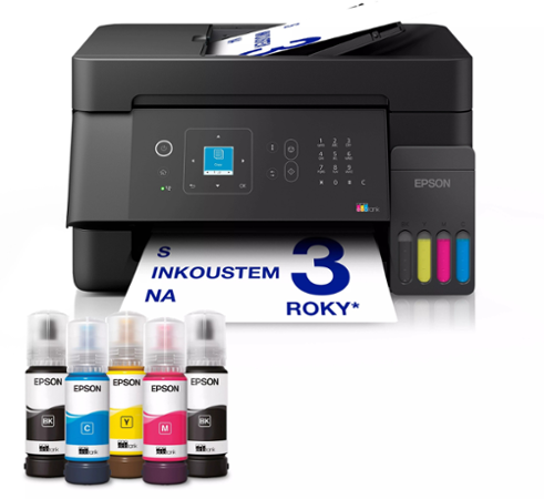 Epson EcoTank/L5390/Tisk/Ink/A4/LAN/WiFi/USB