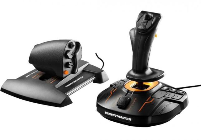 Thrustmaster Joystick T16000M FCS HOTAS, včetně plynového pedálu, pro PC