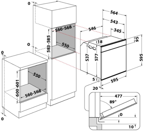 Whirlpool W7 OS4 4S1 P BL