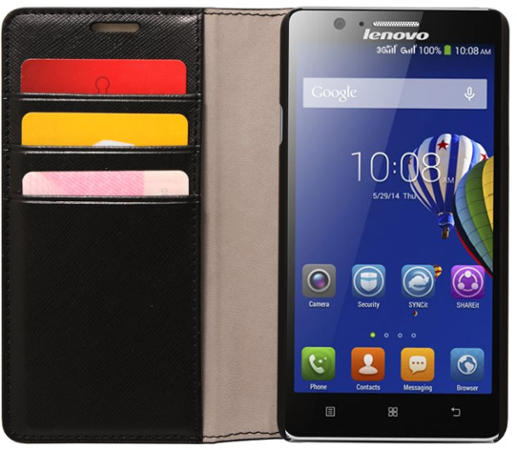 Pouzdro Lenovo Smartphone A536 Back Flip Cover - černé