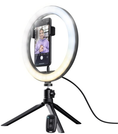 Trust MAKU 2v1 Vlog Light & Green Screen Kit 24881