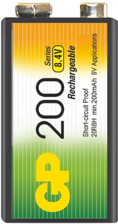 Nabíjecí baterie GP 9V 200 NiMH 1ks