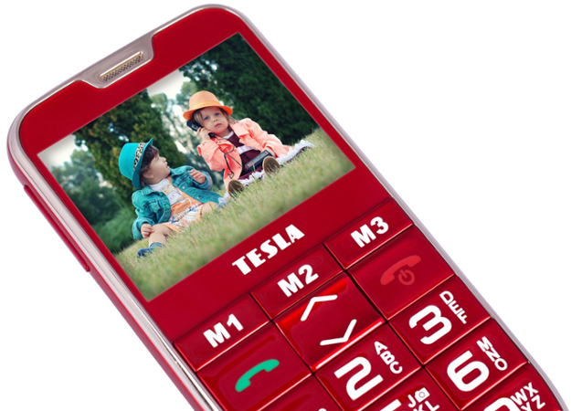 Tesla SimplePhone A50 červený