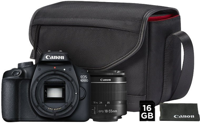 Canon EOS 4000D + 18-55mm Value Up Kit