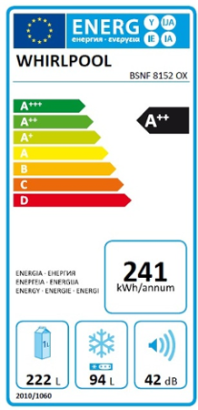 Whirlpool BSNF 8152 OX 