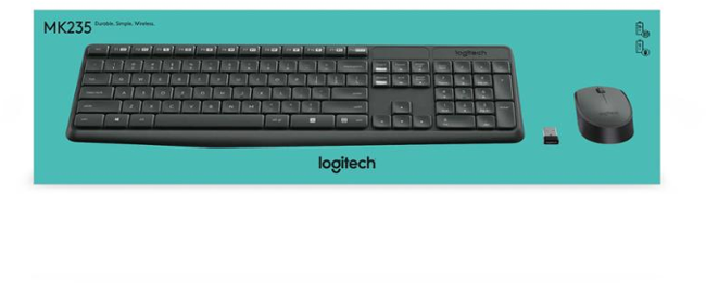 Logitech MK235 Wireless Keyboard Mouse Combo 920-007933
